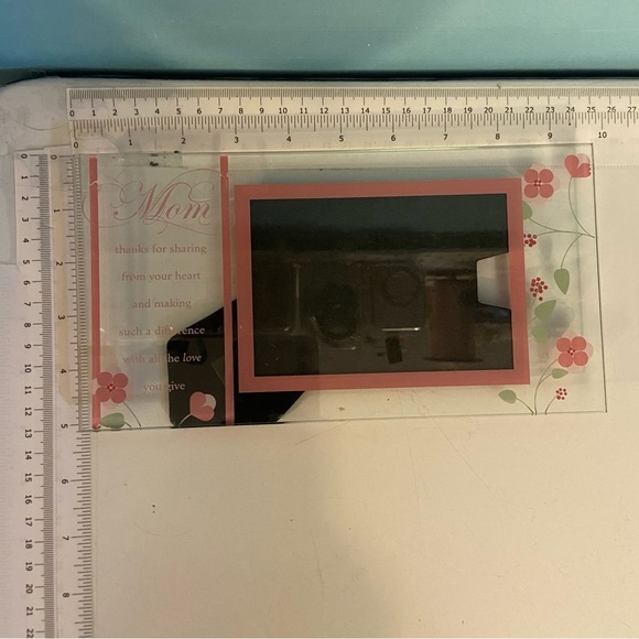 🛍️3/$30 Mom Mother’s Day  floral glass photo picture‎ frame - Picture 7 of 7